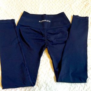 Alphalete Amplify “M” Tuxedo Blue leggings New without tags